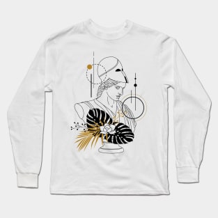 Athena Goddess of wisdom, handicraft, and warfare Long Sleeve T-Shirt